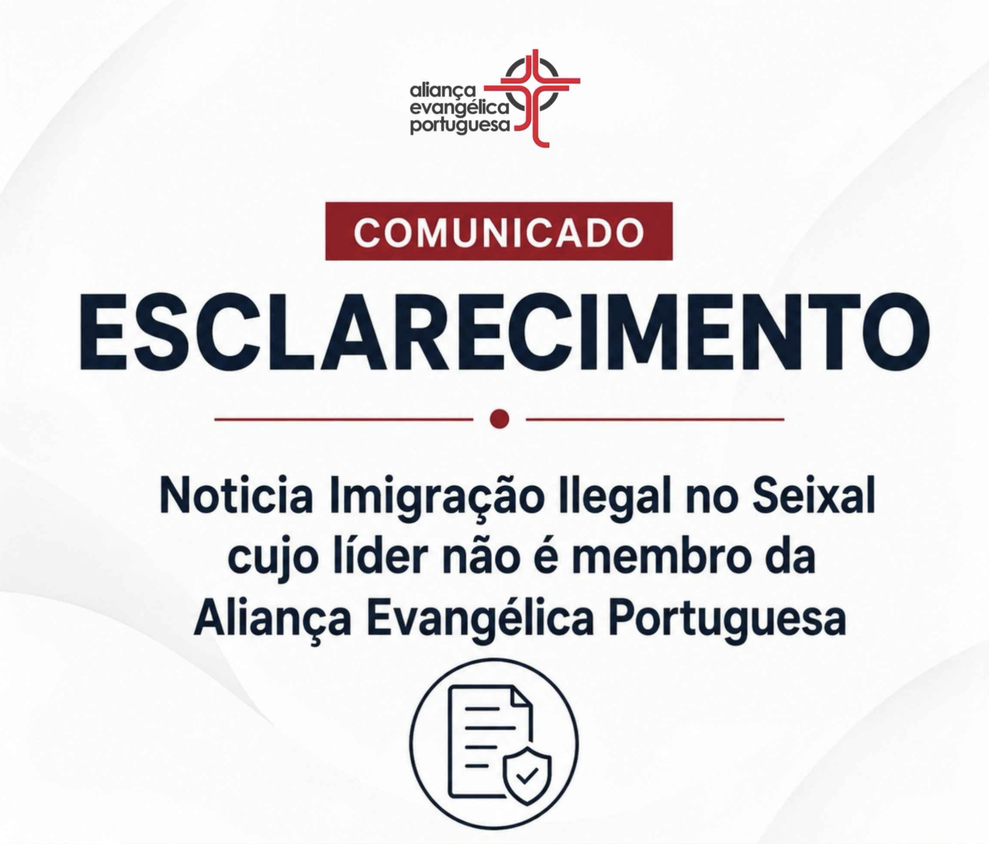Esclarecimento – Noticia Imigração Ilegal no Seixal